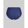 ROSE GAL 3D Figure Butterfly Printed Halter Ruched Tankini Sswimsuit(Deep Blue)