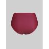 ROSE GAL 3D Figure Butterfly Printed Halter Ruched Tankini Sswimsuit(Wine Red)