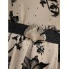 ROSE GAL Plus Size Women’s 50s Elegant Square Neck Vintage Cocktail Party Dress Short Sleeves Dress(Coffee_1)