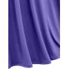 ROSE GAL Rosegal Plus Size Costumes Dress for Women Medieval Bell Sleeves Lace-up Midi Dress Halloween Dress(Purple_2)