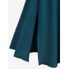ROSE GAL Rosegal Plus Size Costumes Dress for Women Medieval Fairy Dress Mesh Halloween Costumes Dress Cosplay(Green_1)