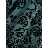 ROSE GAL Rosegal Women Plus Size Gothic Dress Layered Ruched Mesh Backless Dress(Green_1)