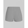 ROSE GAL Rosegal Women Plus Size Modest Tankini Swimsuit Feather Strappy Crisscross Swimwear(Gray_1)