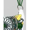 ROSE GAL Rosegal Women Plus Size Modest Tankini Swimsuit Feather Strappy Crisscross Swimwear(Green_3)