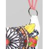 ROSE GAL Rosegal Women Plus Size Modest Tankini Swimsuit Feather Strappy Crisscross Swimwear(Orange_1)