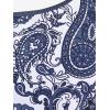 ROSE GAL Rosegal Womens Plus Size Bohemian Paisley Print Tankini Swimwear with Boyshorts(Blue_2)