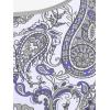 ROSE GAL Rosegal Womens Plus Size Bohemian Paisley Print Tankini Swimwear with Boyshorts(Gray_1)