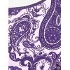 ROSE GAL Rosegal Womens Plus Size Bohemian Paisley Print Tankini Swimwear with Boyshorts(Purple_1)