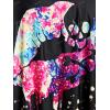 ROSE GAL Rosegal Womens Plus Size Lip Printed Padded Boyleg Strappy Tankini Swimsuit(Black_8)