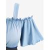 ROSE GAL Women Plus Size Medieval Renaissance Costume Dress(Blue_1)