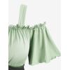 ROSE GAL Women Plus Size Medieval Renaissance Costume Dress(Green_1)