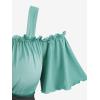 ROSE GAL Women Plus Size Medieval Renaissance Costume Dress(Green_2)
