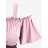 ROSE GAL Women Plus Size Medieval Renaissance Costume Dress(Pink_1)