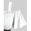 ROSE GAL Women Plus Size Medieval Renaissance Costume Dress(White_1)