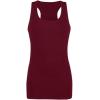 ROSE GAL Women Plus Size Skew Neck Sheer Lace Blouse and Racerback Tank Top Casual Crew Neck T-Shirt Summer Tops(Deep Red_5)