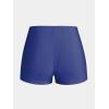 Rosegal Women Plus Size Modest Tankini Swimsuit Rose Print Boyleg Swimwear Padded Boyshorts Bathing(Blue_3)