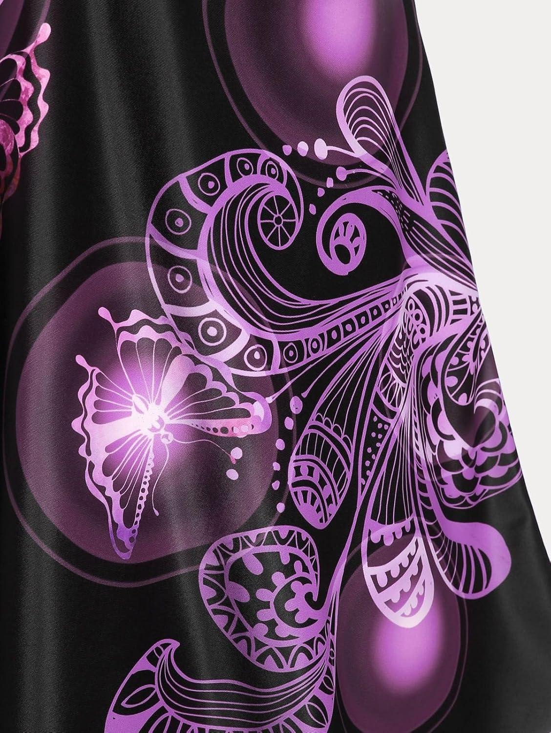 image:imageRosegal Womens Plus Size Curve Butterfly Padded Boyleg Modest Tankini SwimsuitRed1
