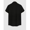 ROSE GAL Matchable Couples Hawaiian Men Shirt and Women Cold Shoulder Crisscorss Short Sleeves Midi Dress(Men Black_1)