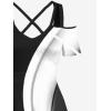 ROSE GAL Matchable Couples Hawaiian Men Shirt and Women Cold Shoulder Crisscorss Short Sleeves Midi Dress(Women/Black)