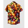 ROSE GAL Matchable Couples Hawaiian Men Shirt and Women Vintage Vintage Sleeveless Dress(Men/Black_9)