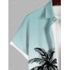 ROSE GAL Matchable Couples Hawaiian Men Shirt and Women Vintage Vintage Sleeveless Dress(Men/Blue)