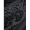 ROSE GAL Plus Size Medieval Vintage Costume Cold Shoulder Flare Sleeve Goth Dresses(Black)