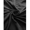 ROSE GAL Plus Size Medieval Vintage Costume Cold Shoulder Flare Sleeve Goth Dresses(Black_1)