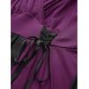 ROSE GAL Plus Size Renaissance Gothic Dress for Women Halloween Costume Cold Shoulder Bell Sleeve Medieval Dress(Black)