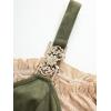 ROSE GAL Plus Size Steampunk Renaissance Costume Dress for Women Cold Shoulder BlockMedieval Retro Ren Faire Dress(Coffee)