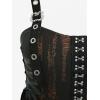 ROSE GAL Plus Size Women Goth Punk Ripped Handkerchief Dress(Black_1)
