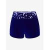 ROSE GAL Plus Size Women Gothic Tummy Control Modest Tankini Swimsuit Sun Moon Boyleg Padded Tankini Swimwear(Blue_1)