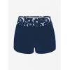 ROSE GAL Plus Size Women Gothic Tummy Control Modest Tankini Swimsuit Sun Moon Boyleg Padded Tankini Swimwear(Blue_2)