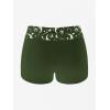 ROSE GAL Plus Size Women Gothic Tummy Control Modest Tankini Swimsuit Sun Moon Boyleg Padded Tankini Swimwear(Green_2)