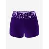 ROSE GAL Plus Size Women Gothic Tummy Control Modest Tankini Swimsuit Sun Moon Boyleg Padded Tankini Swimwear(Purple_2)