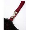 ROSE GAL Plus Size Women Halloween Costume Romantic Goth Vampire Spider Web Maxi Layered Flowy Sleeveless Tank Dress(Red)