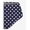 ROSE GAL Plus Size Women Polka Dot Print High Waisted Bikini Set Crisscross Tummy Control Bathing Suits(Deep Blue)