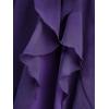 ROSE GAL Plus Size Women Renaissance Costume Victorian Medieval Fairy Bell Sleeves Irish Halloween Cosplay Dress(Purple)