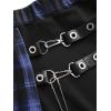 ROSE GAL Plus Size Womens Goth Punk Y2K Skrit(Blue_2)