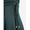 ROSE GAL Plus Size Womens Renaissance Costumes Dress Vintage Victorian Sleeveless Buckles Straps Dress(Green_1)