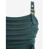ROSE GAL Plus Size Womens Renaissance Costumes Dress Vintage Victorian Sleeveless Buckles Straps Dress(Green_1)