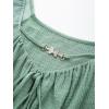 ROSE GAL Plus Size Womens Renaissance Fairy Dress Cottagecore Flutter Sleeve Ruffles Tie Butterfly Sleeves Dress(Green_1)