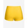 ROSE GAL Plus Size Womens Tankini Swimdress with Boyshorts 2 Piece Strappy Sunflower Padded Two Piece Bathing Suit(Yellow_1)