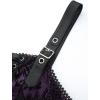 ROSE GAL Plus Size Womens Vintage Gothic Flower Flocking Lace-up Buckles Straps Sleeveless Midi Dress(Purple_1)