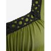 ROSE GAL Rosegal Plus Size Renaissance Costumes Dress for Women Medieval Fairy Halloween Dress(Green_3)