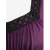 ROSE GAL Rosegal Plus Size Renaissance Costumes Dress for Women Medieval Fairy Halloween Dress(Purple_2)