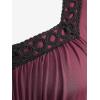 ROSE GAL Rosegal Plus Size Renaissance Costumes Dress for Women Medieval Fairy Halloween Dress(Red_1)