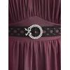 ROSE GAL Rosegal Plus Size Renaissance Costumes Dress for Women Medieval Fairy Halloween Dress(Red_1)