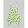 ROSE GAL Rosegal Women Plus Size Modest Tankini Swimsuit Handkerchief Sunflower Cinched Boyleg Swimwer(Green_2)