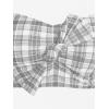 ROSE GAL Women Plus Size 3 Piece Tankini Swimsuit Vintage Bowknot Plaid Tummy Control Bathing Suit(Gray_1)