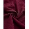 ROSE GAL Women Plus Size Gothic Blouse Skulls Mesh Flocking Flutter Sleeves Lace Up Crinkle Textured Goth Swing Top(Red)